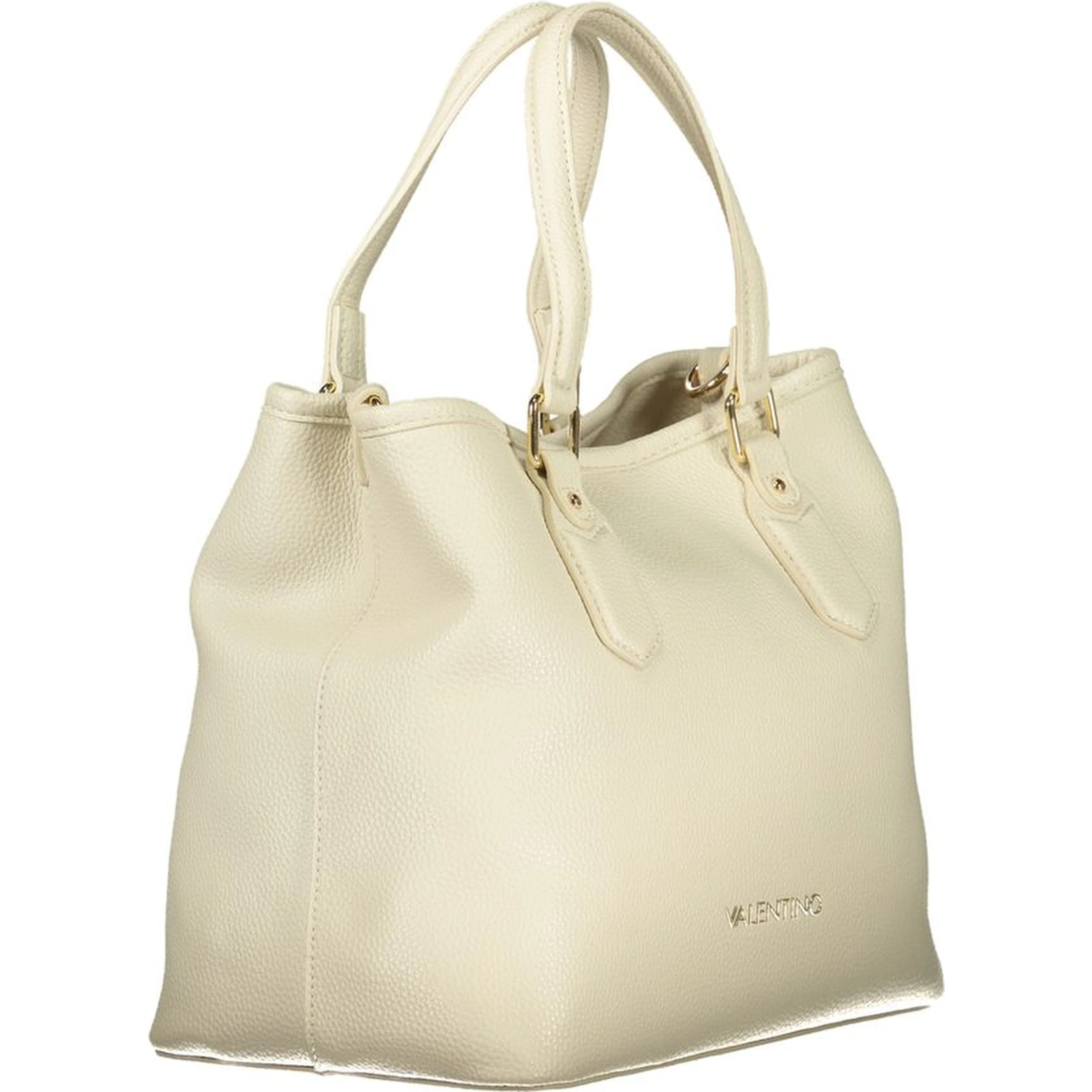 Beige Polyethylene Handbag
