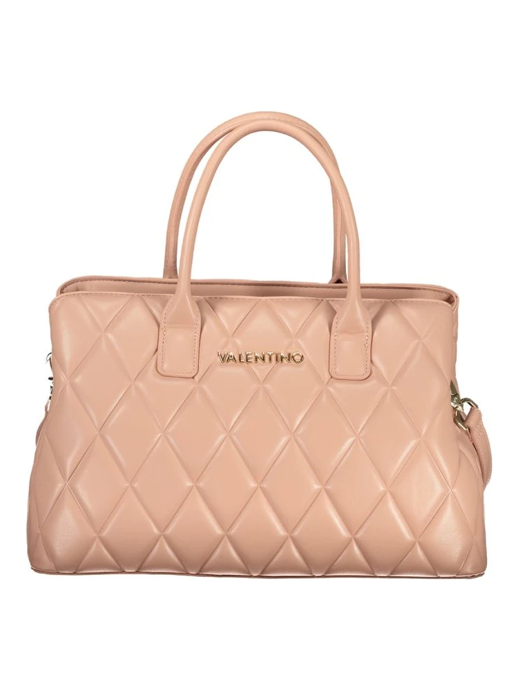 Pink Polyethylene Handbag