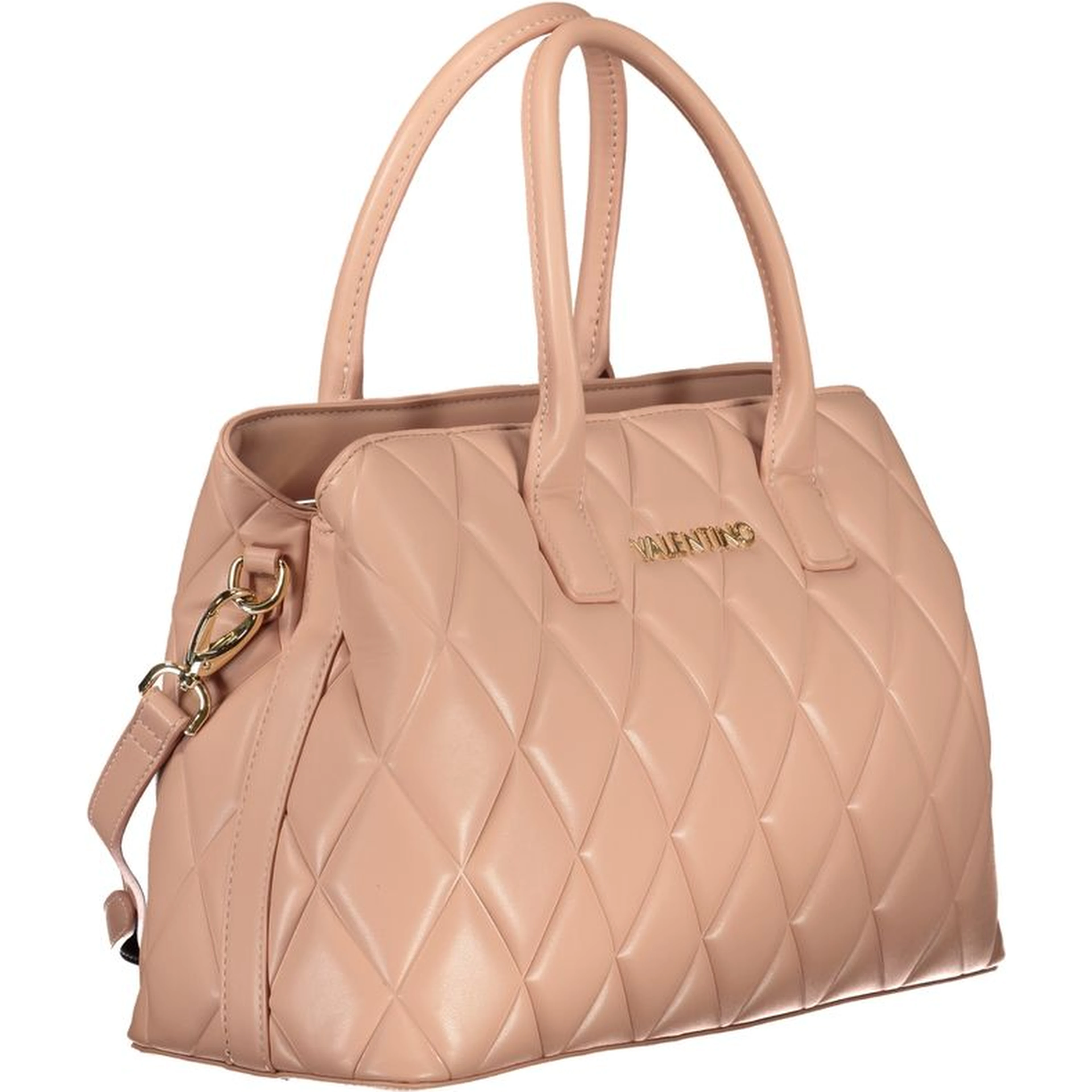 Pink Polyethylene Handbag