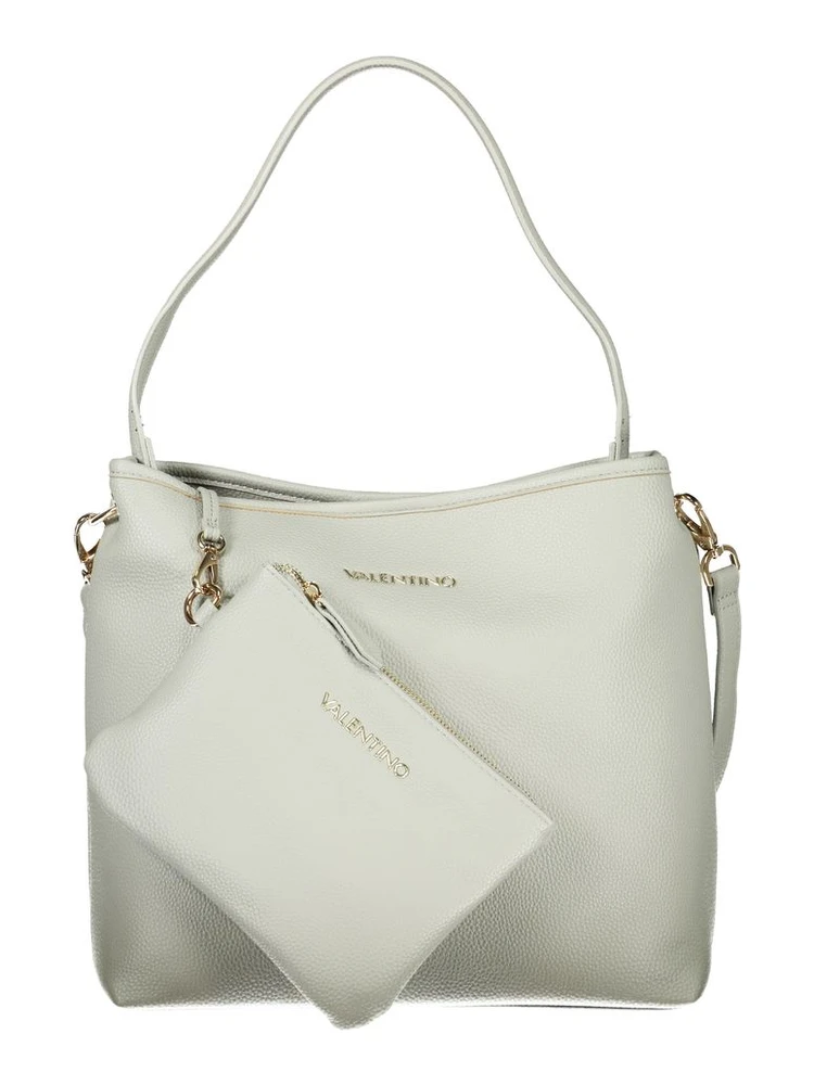 Gray Polyethylene Handbag