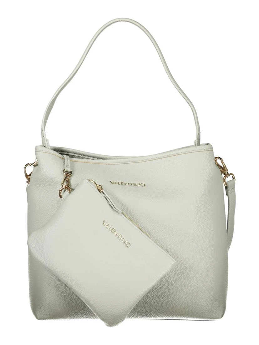 Gray Polyethylene Handbag