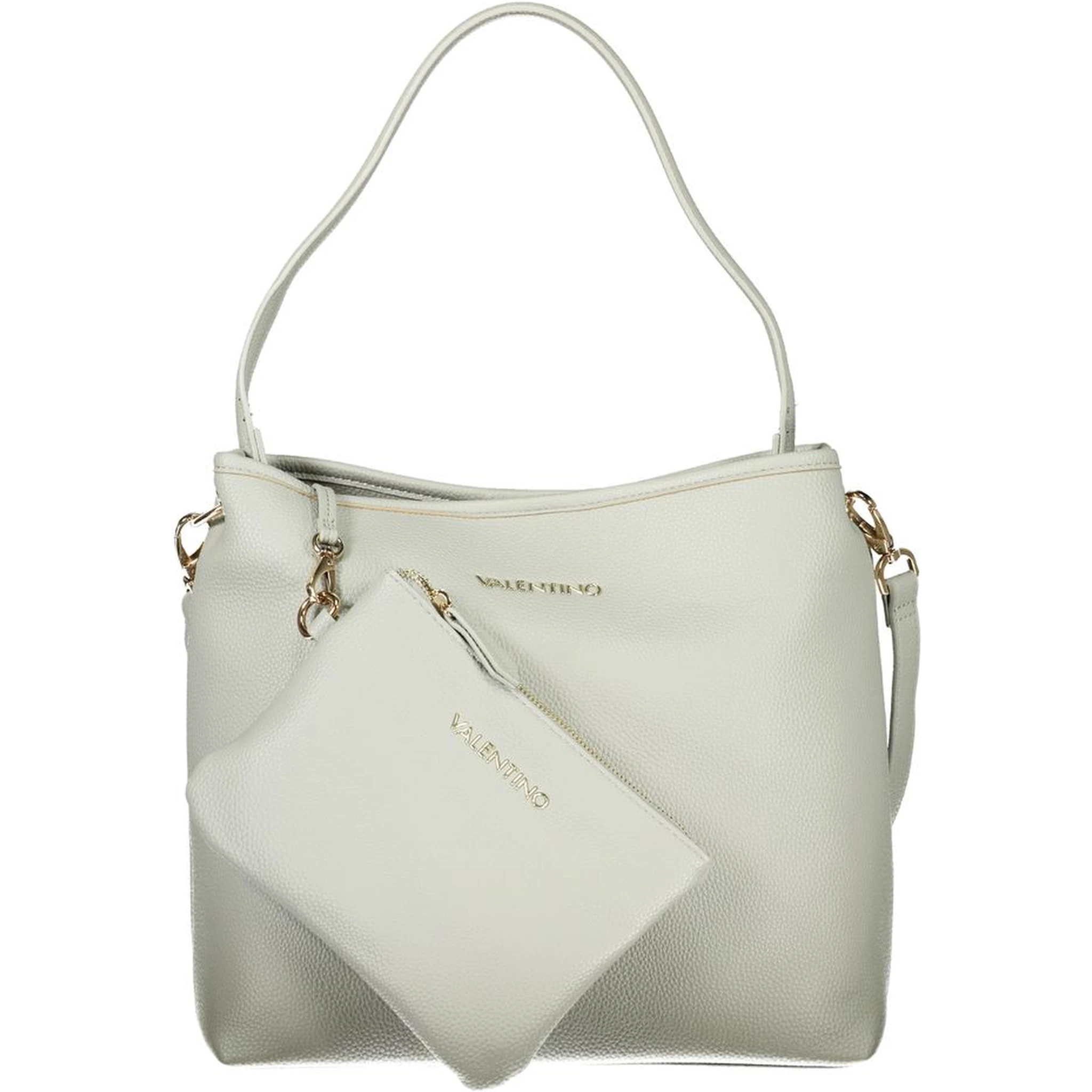 Gray Polyethylene Handbag