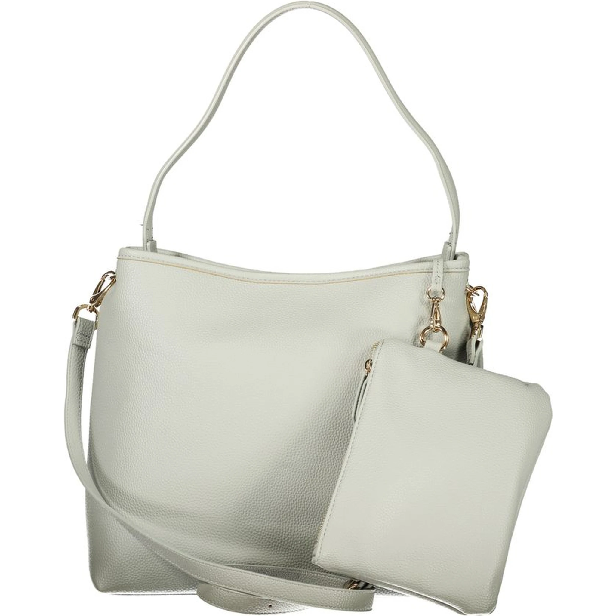 Gray Polyethylene Handbag