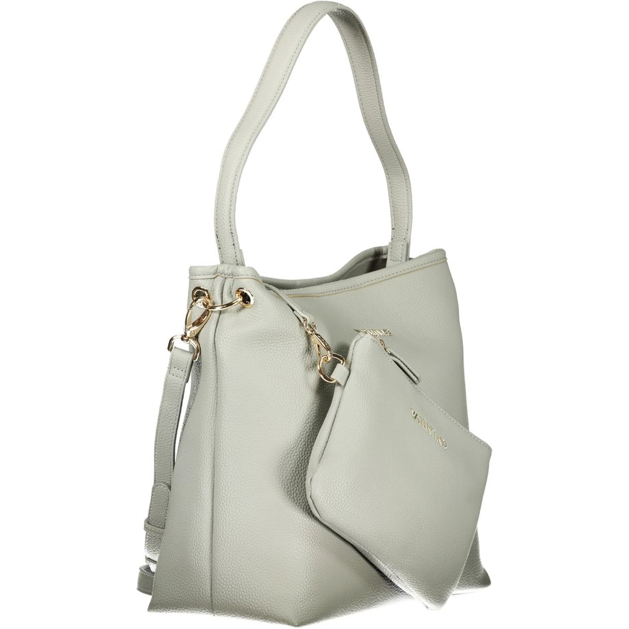 Gray Polyethylene Handbag