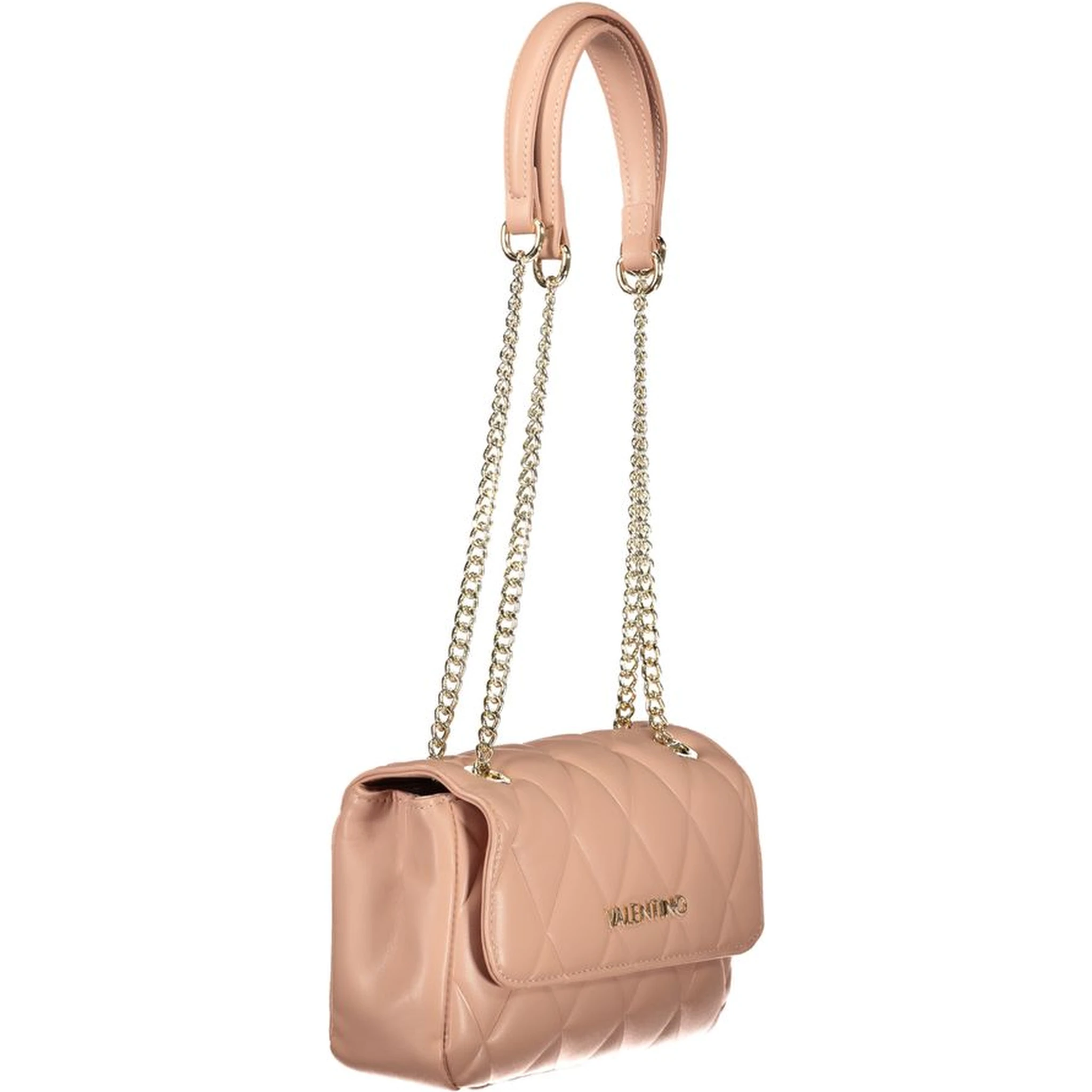 Pink Polyethylene Handbag