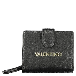 Black Polyurethane Women Wallet