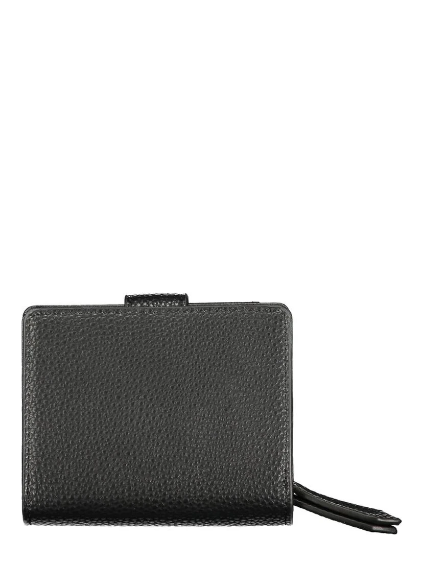 Black Polyurethane Women Wallet