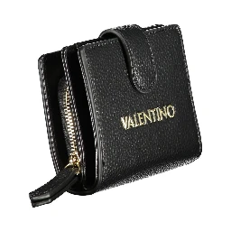 Black Polyurethane Women Wallet