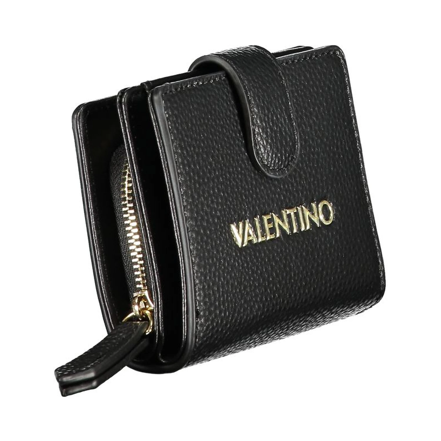 Black Polyurethane Women Wallet
