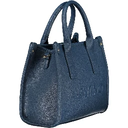 Blue Polyethylene Handbag
