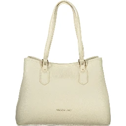 Beige Polyethylene Handbag
