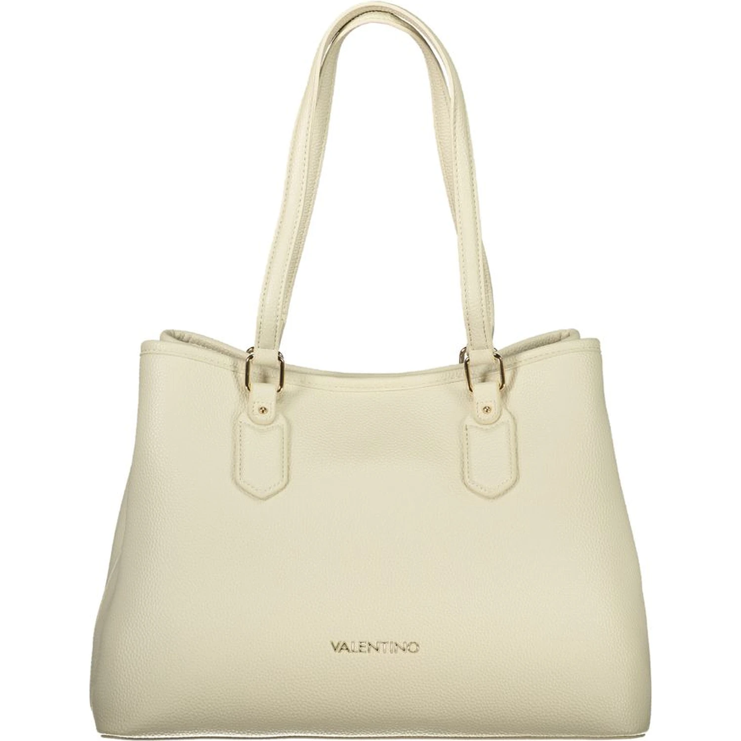 Beige Polyethylene Handbag
