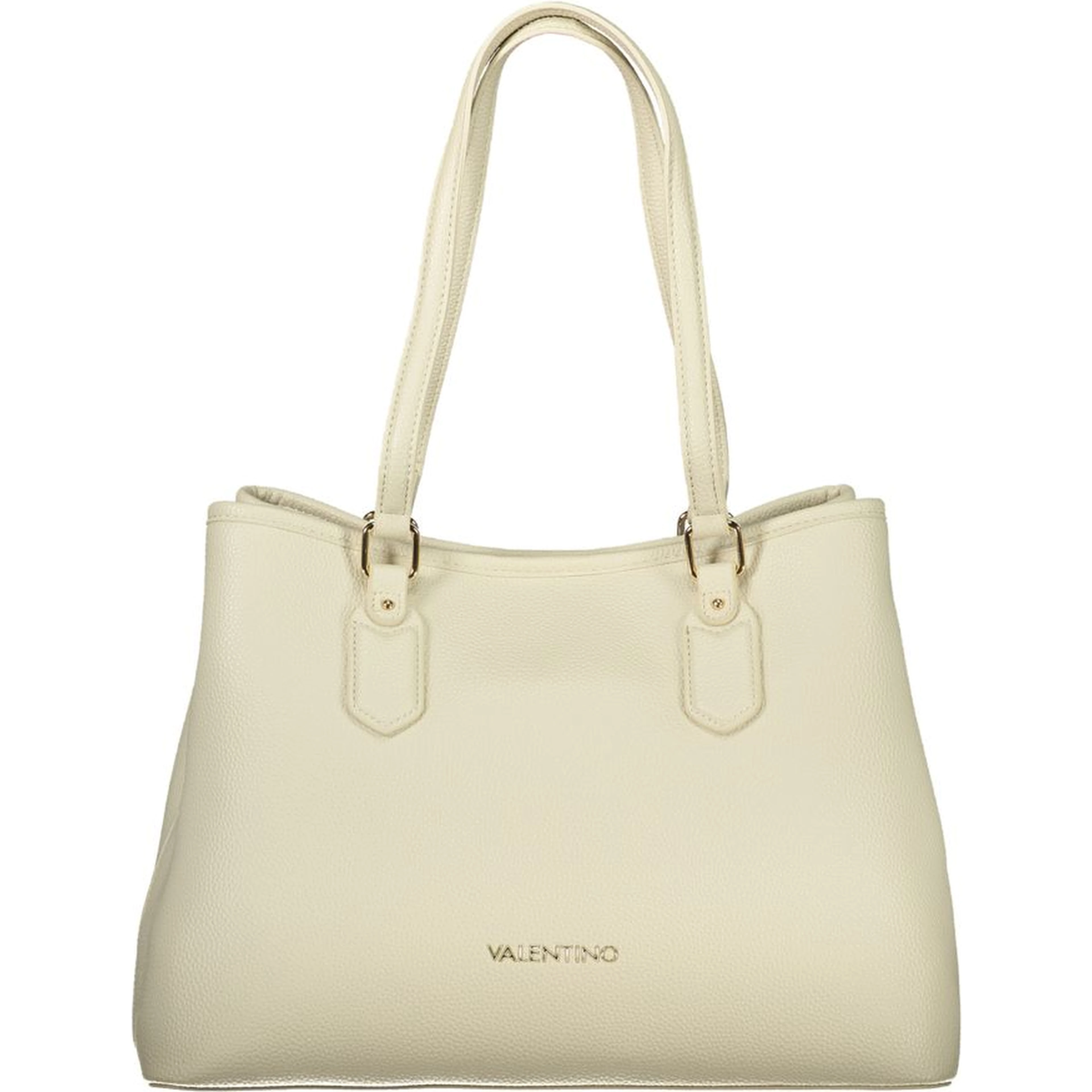 Beige Polyethylene Handbag