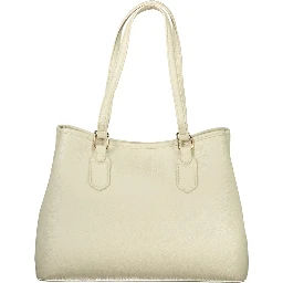Beige Polyethylene Handbag