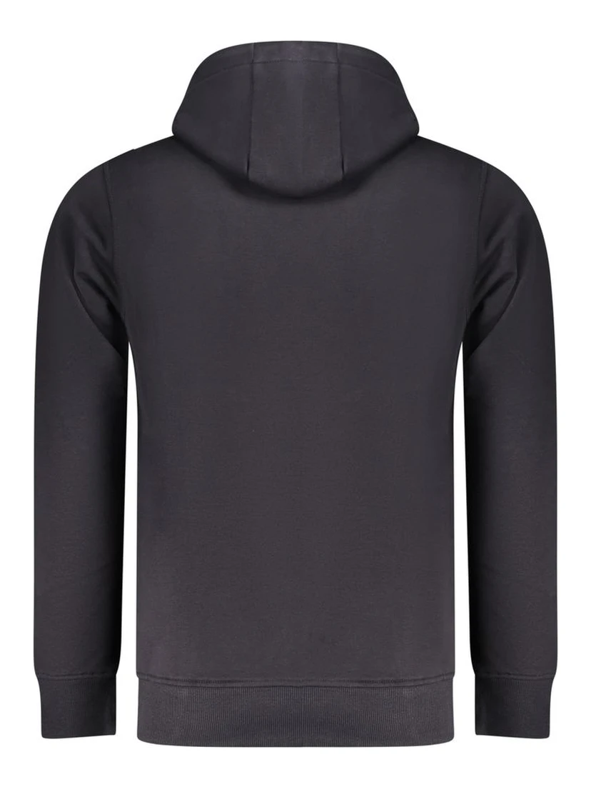 Blue Cotton Men's Hoodie