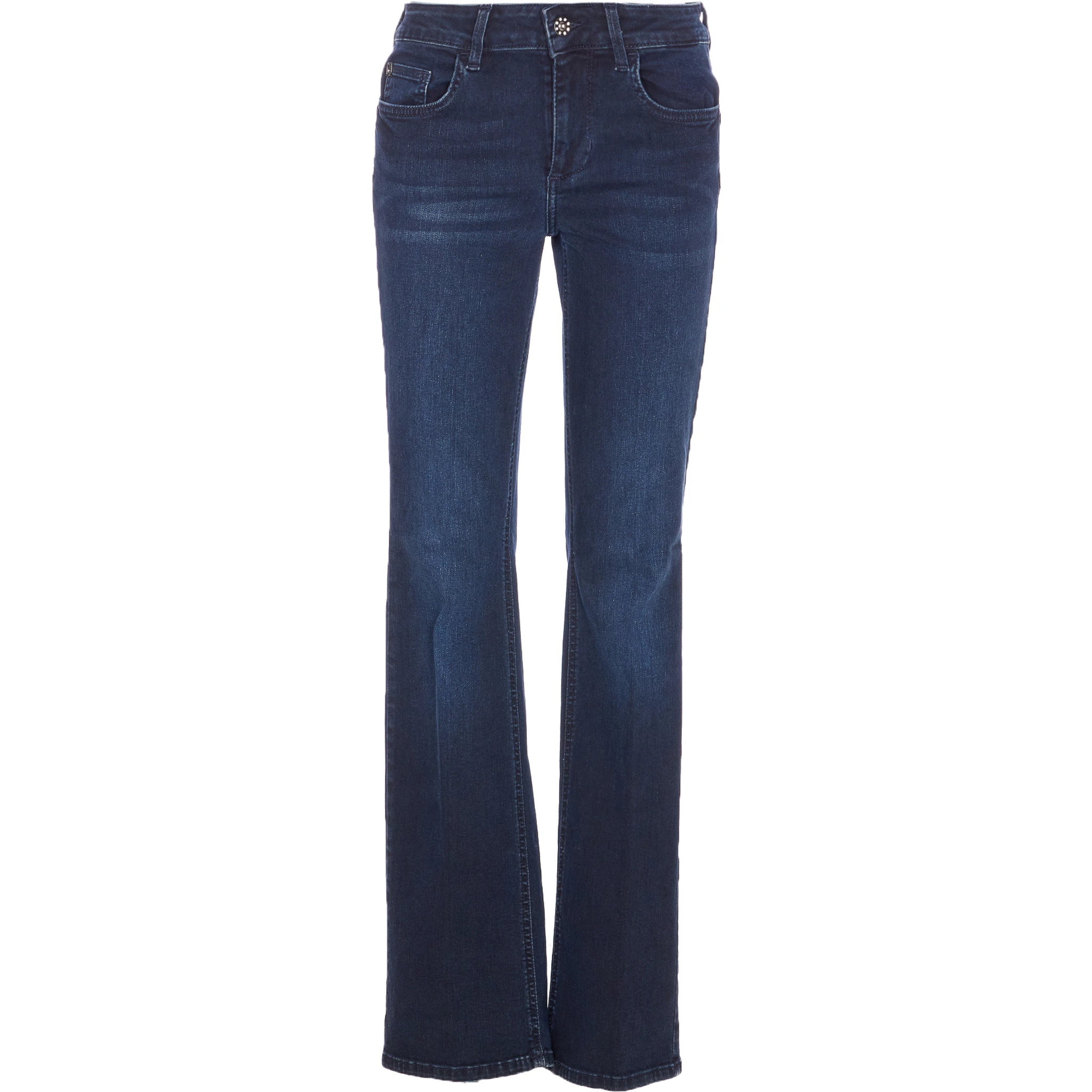 High-rise Flared Jeans In Blue