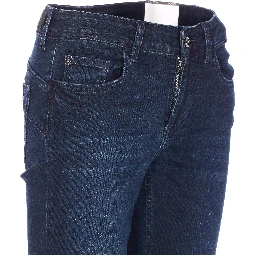 High-rise Flared Jeans In Blue