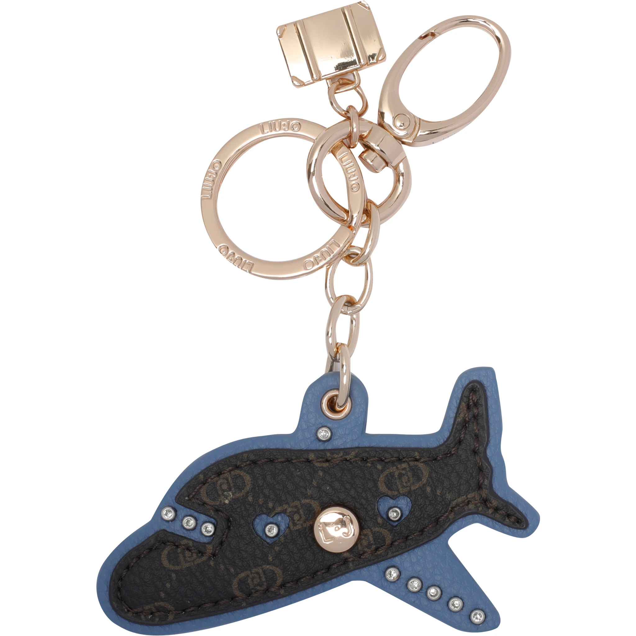 سلسلة مفاتيح ليو جو زرقاء