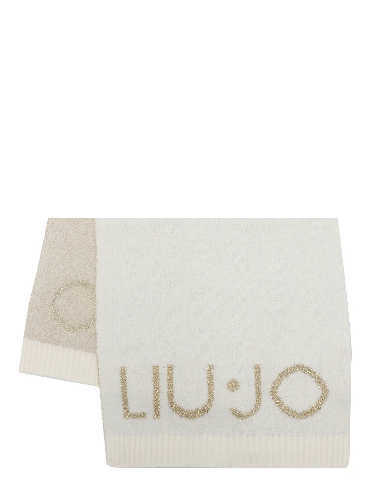 metallic-logo scarf alternative