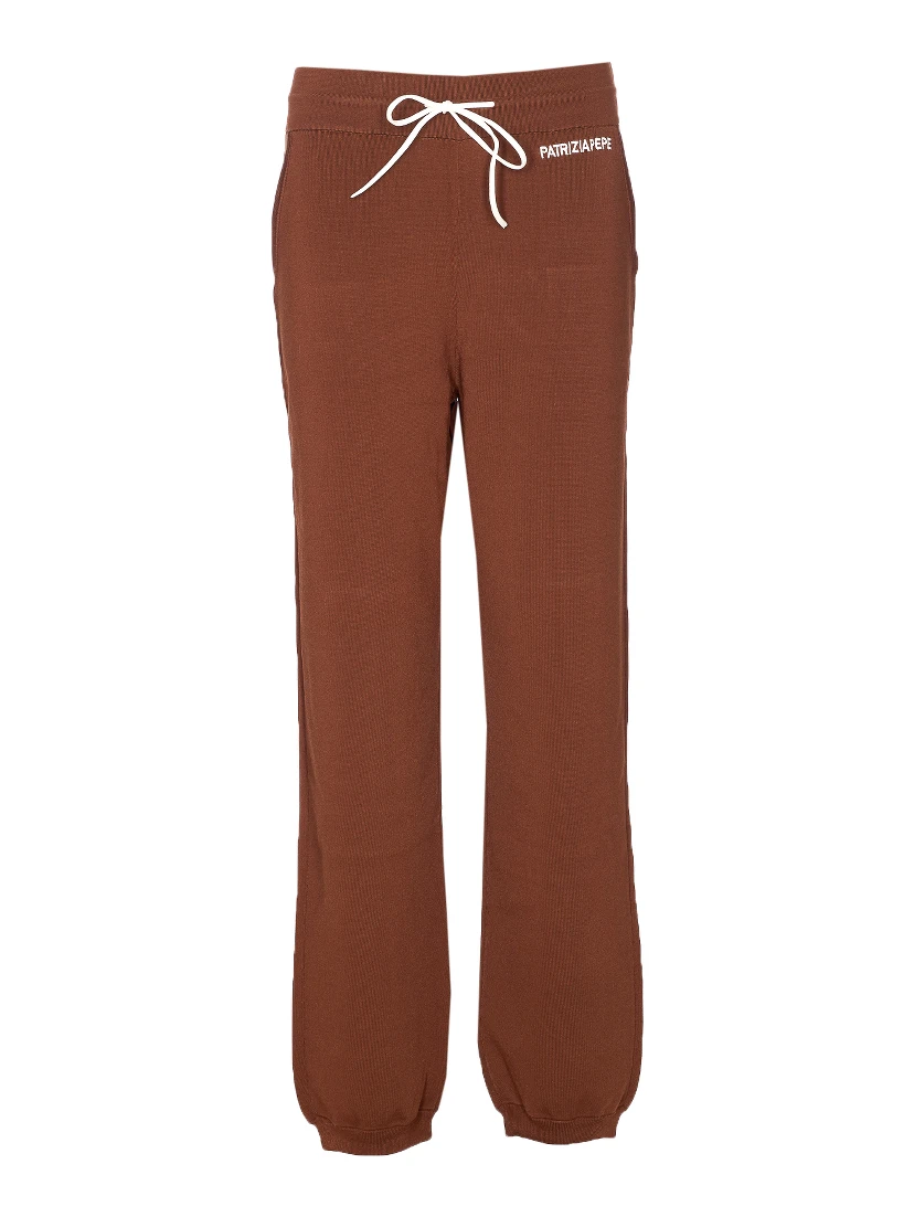 drawstring-waist track pants