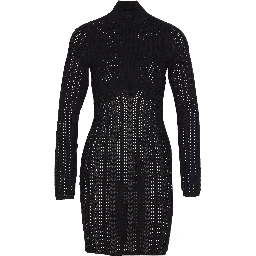 punched braided ribbon dress