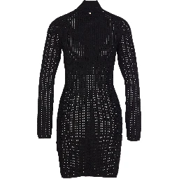 punched braided ribbon dress