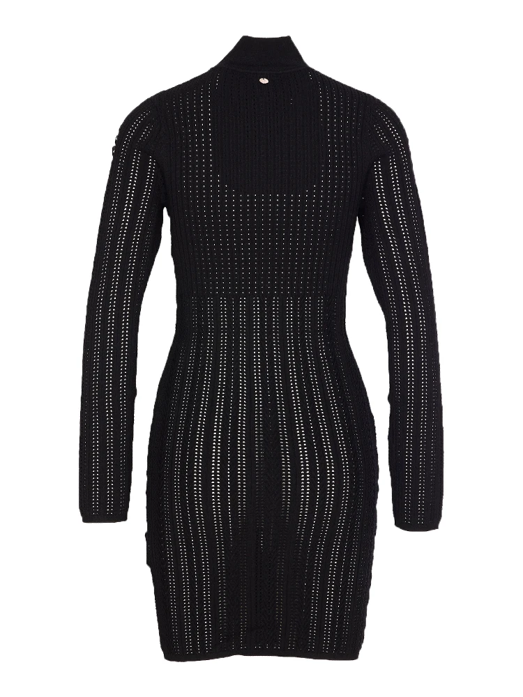 punched braided ribbon dress alternative