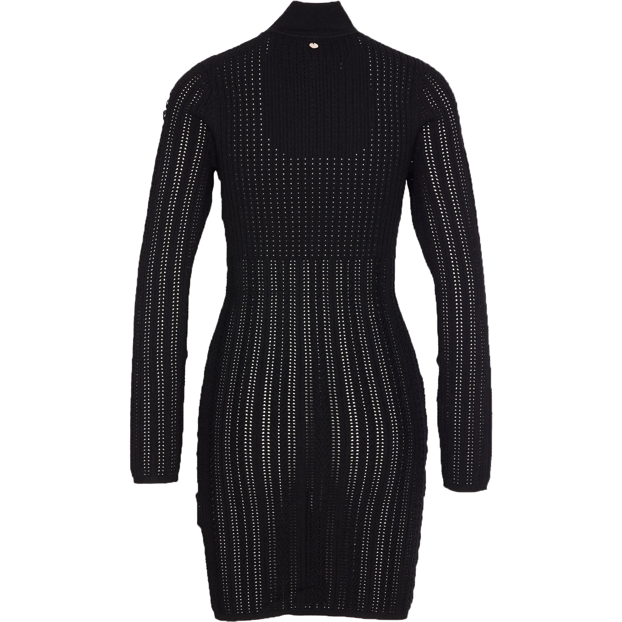 punched braided ribbon dress