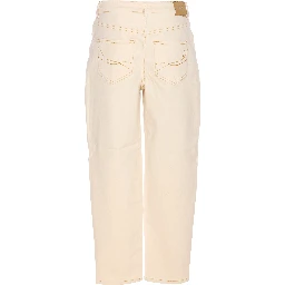 جينز ليو جو أبيض