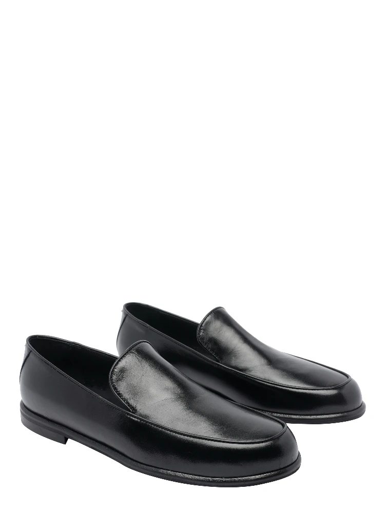round-toe leather loafers alternative
