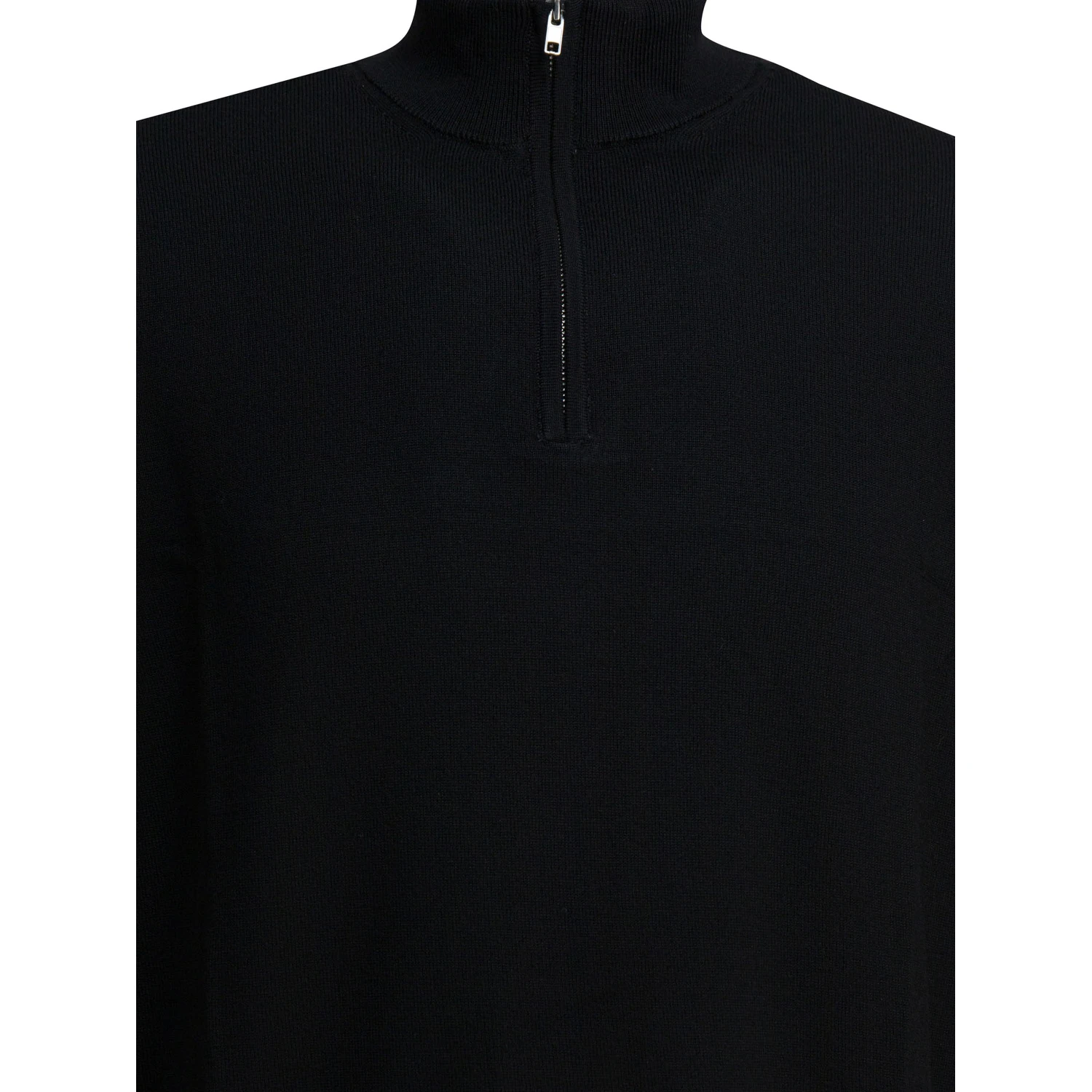 "Sergio" merino wool polo sweater