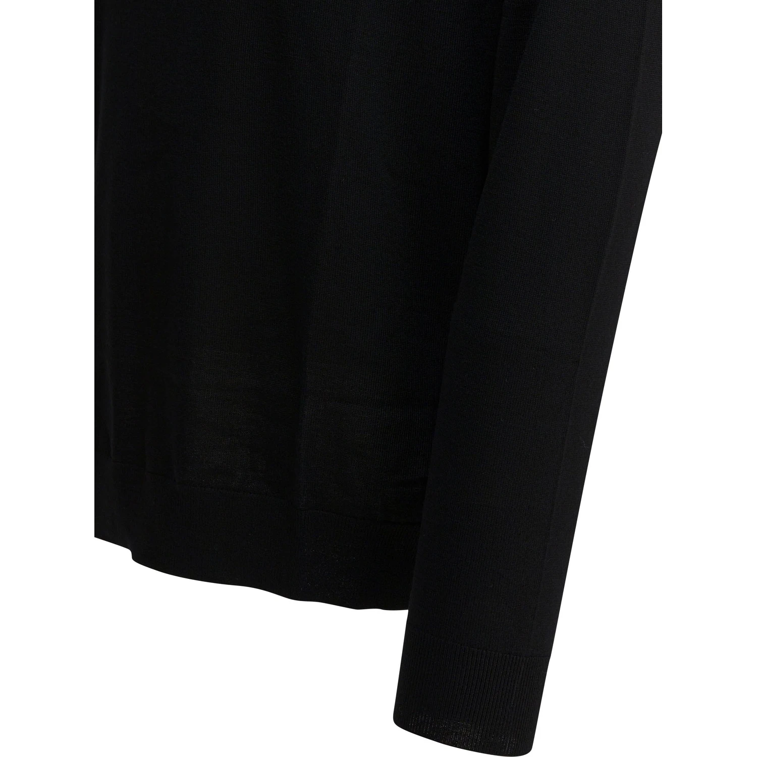 "Sergio" merino wool polo sweater