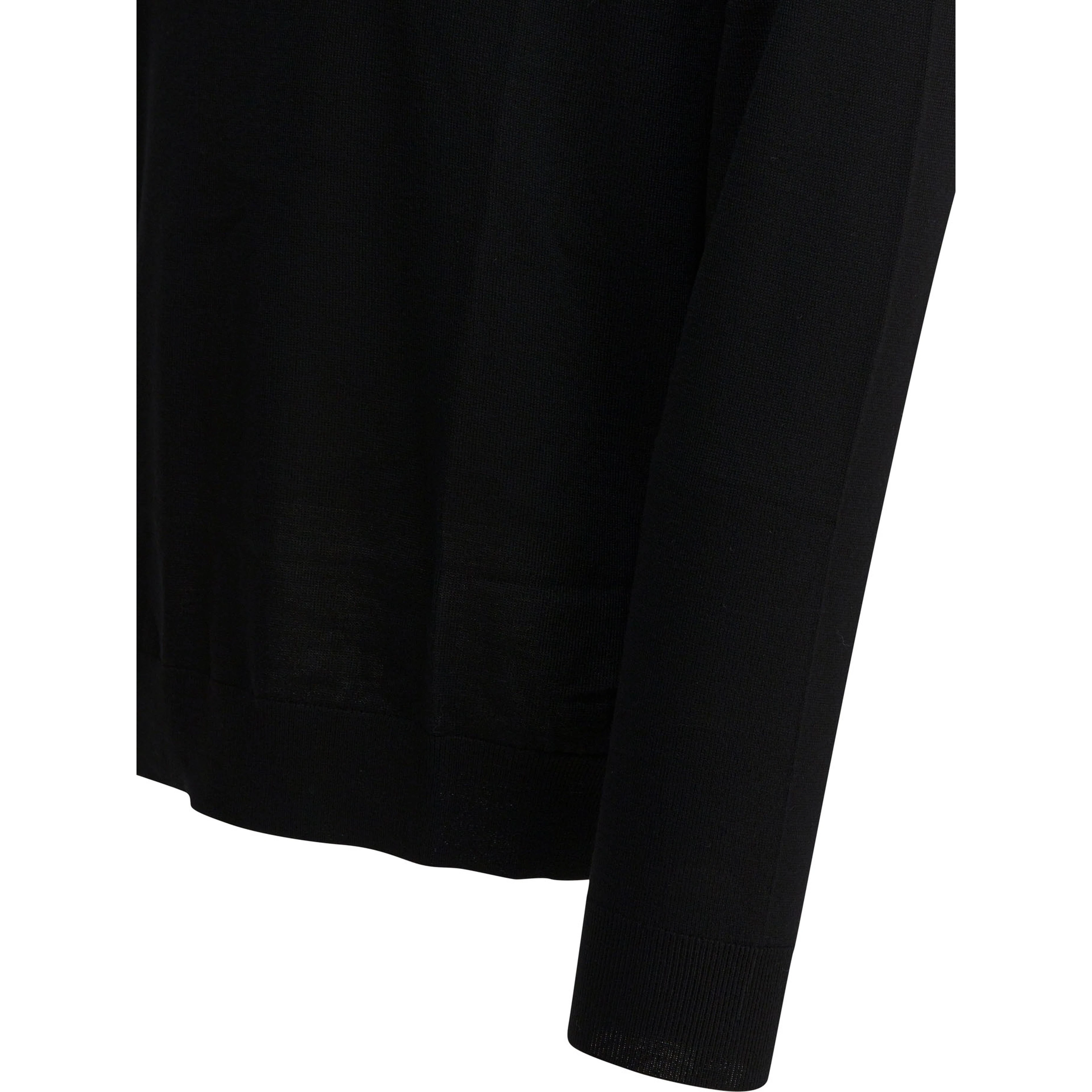 "Sergio" merino wool polo sweater