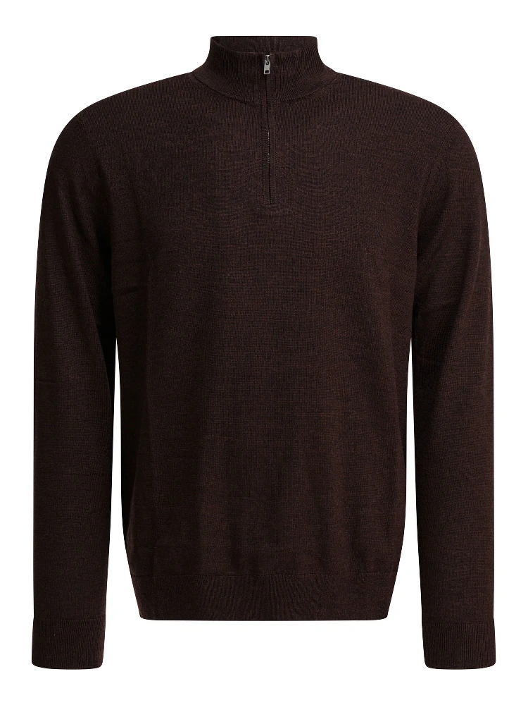 "Gustav" half-zip sweater