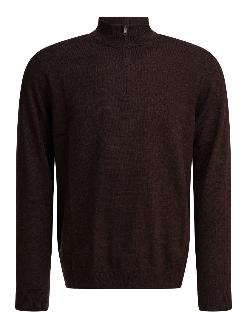 "Gustav" half-zip sweater