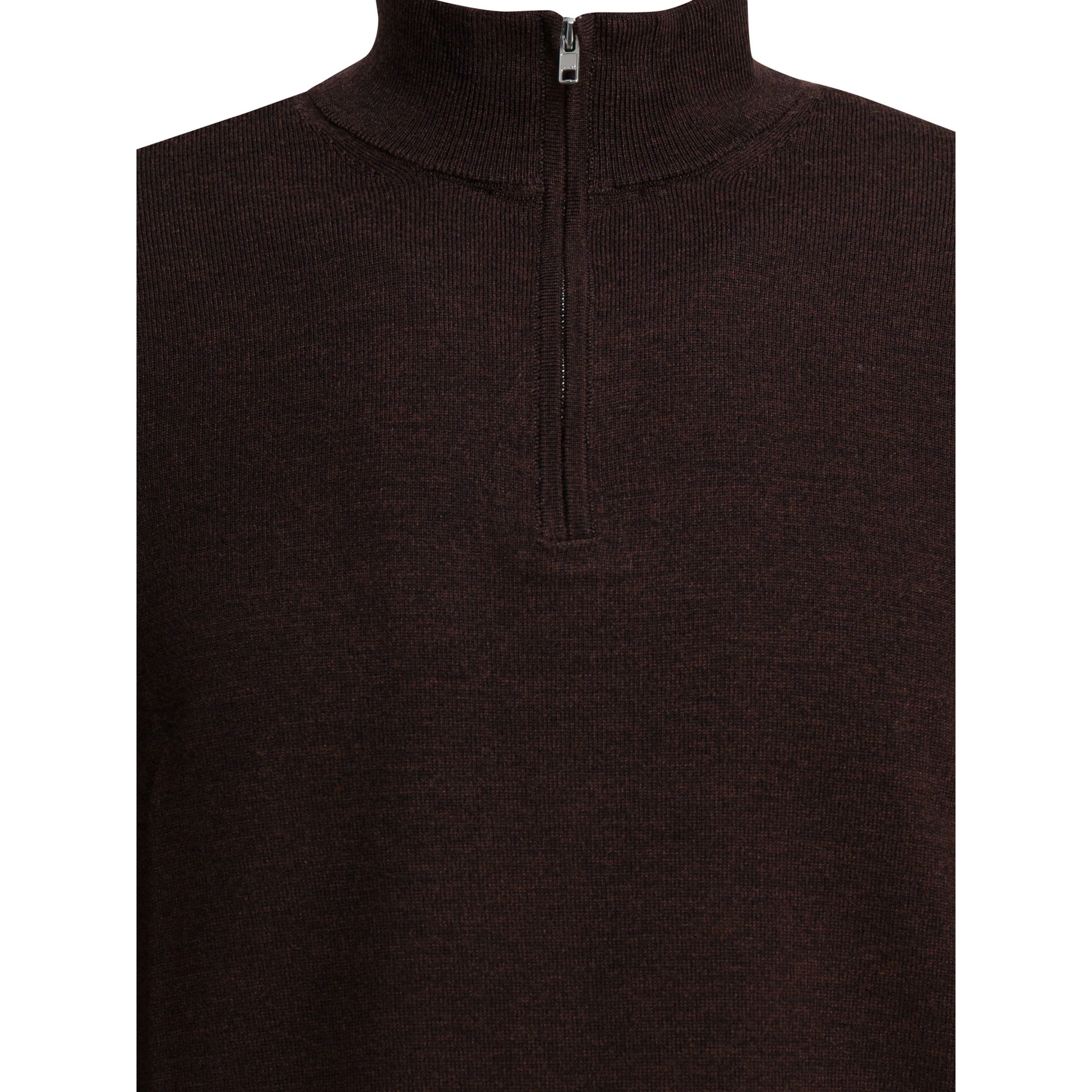 "Gustav" half-zip sweater