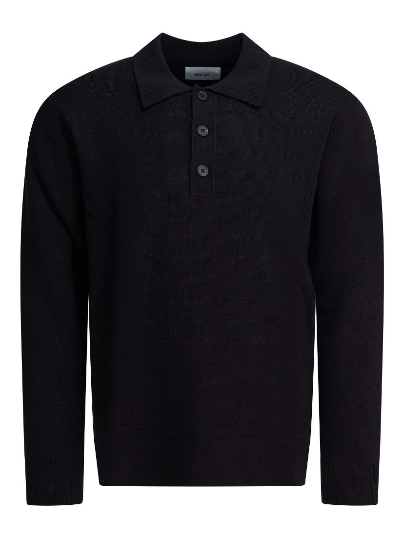 "Harald" wool polo sweater