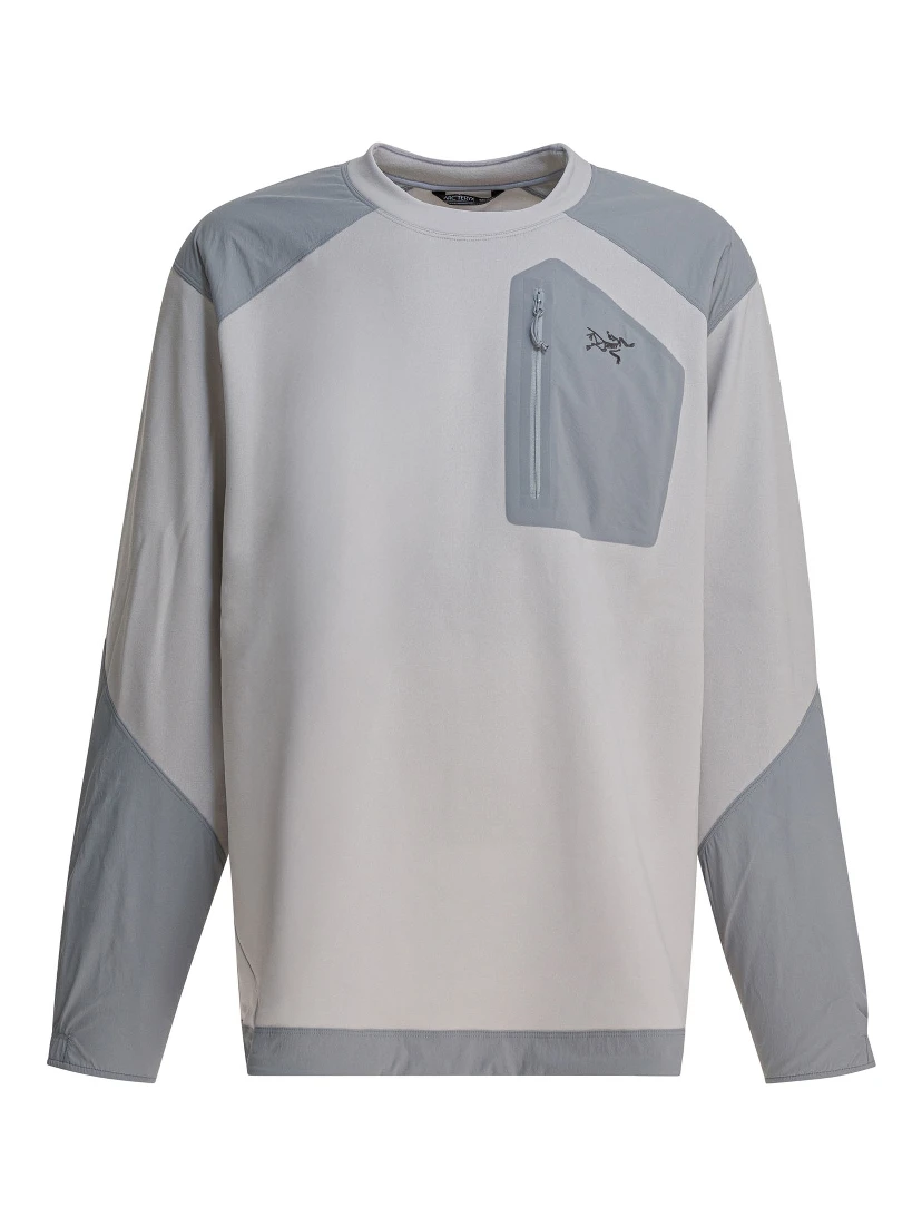 Fleece "Konseal" crewneck sweatshirt