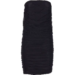 Corinna ruched midi skirt