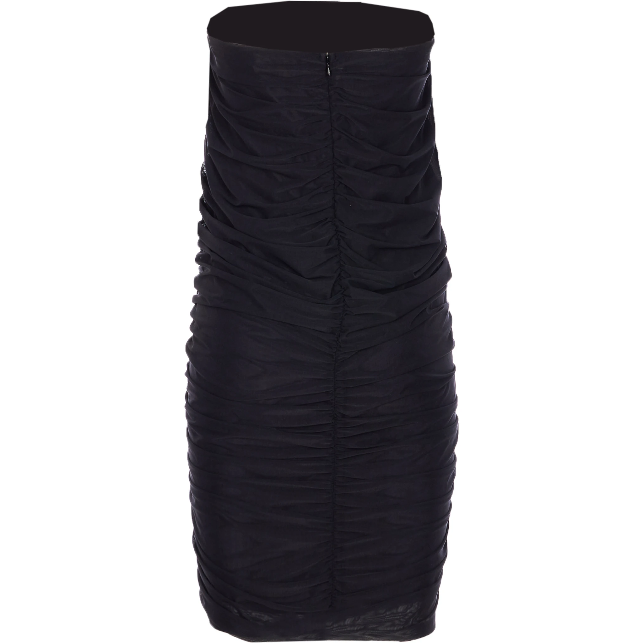 Corinna ruched midi skirt