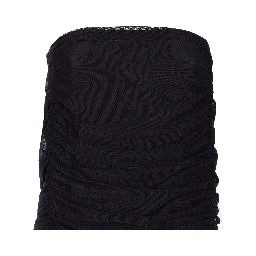 Corinna ruched midi skirt