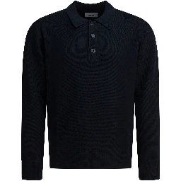 "Harald" wool polo sweater