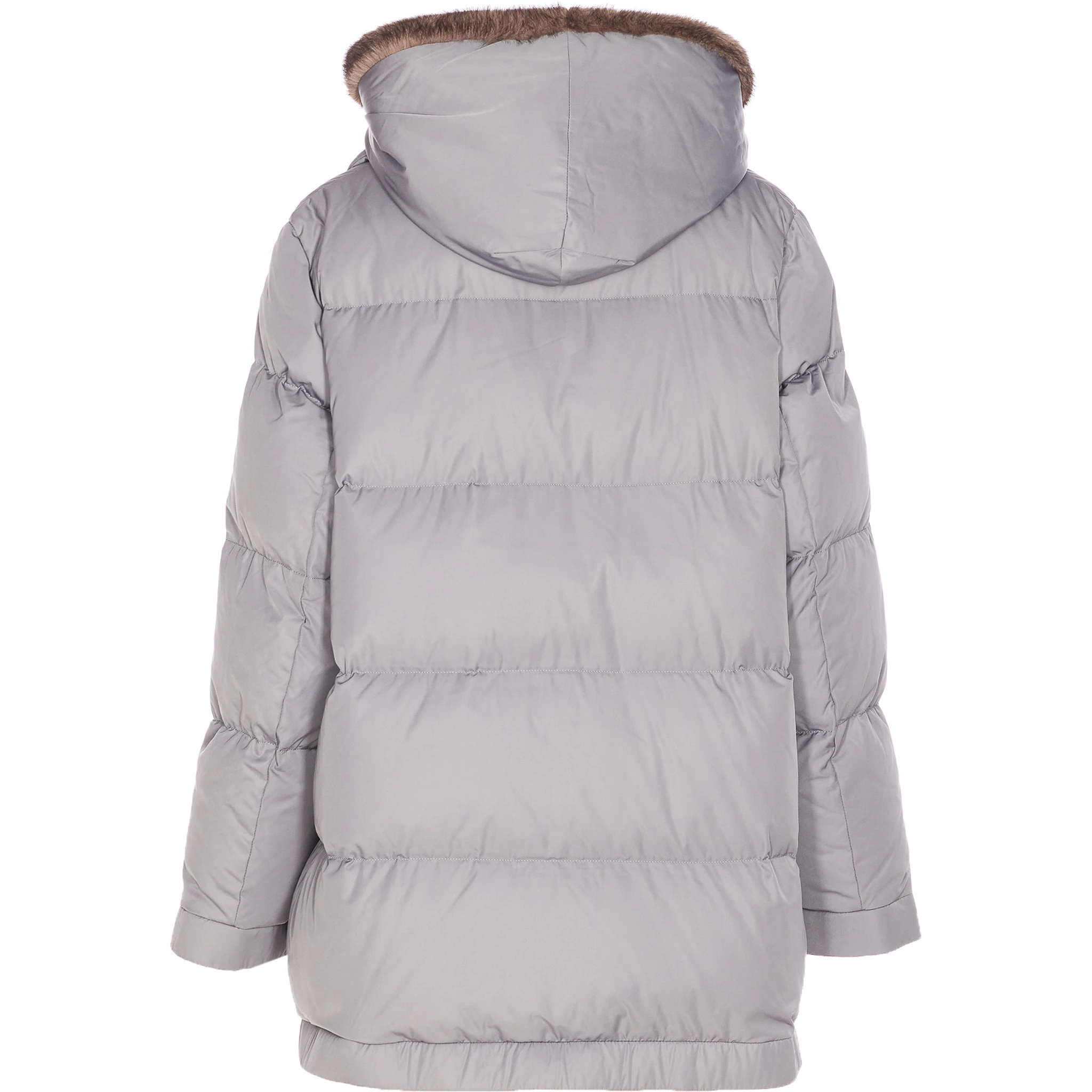 faux-fur hood parka coat