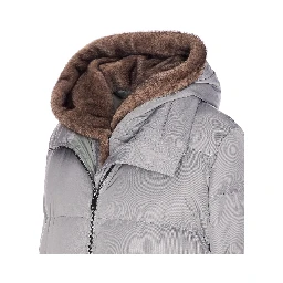 faux-fur hood parka coat