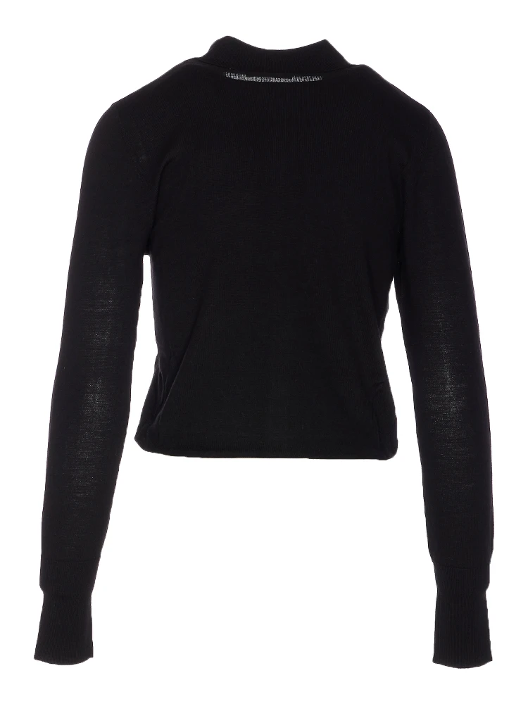 button-front collar cardigan alternative