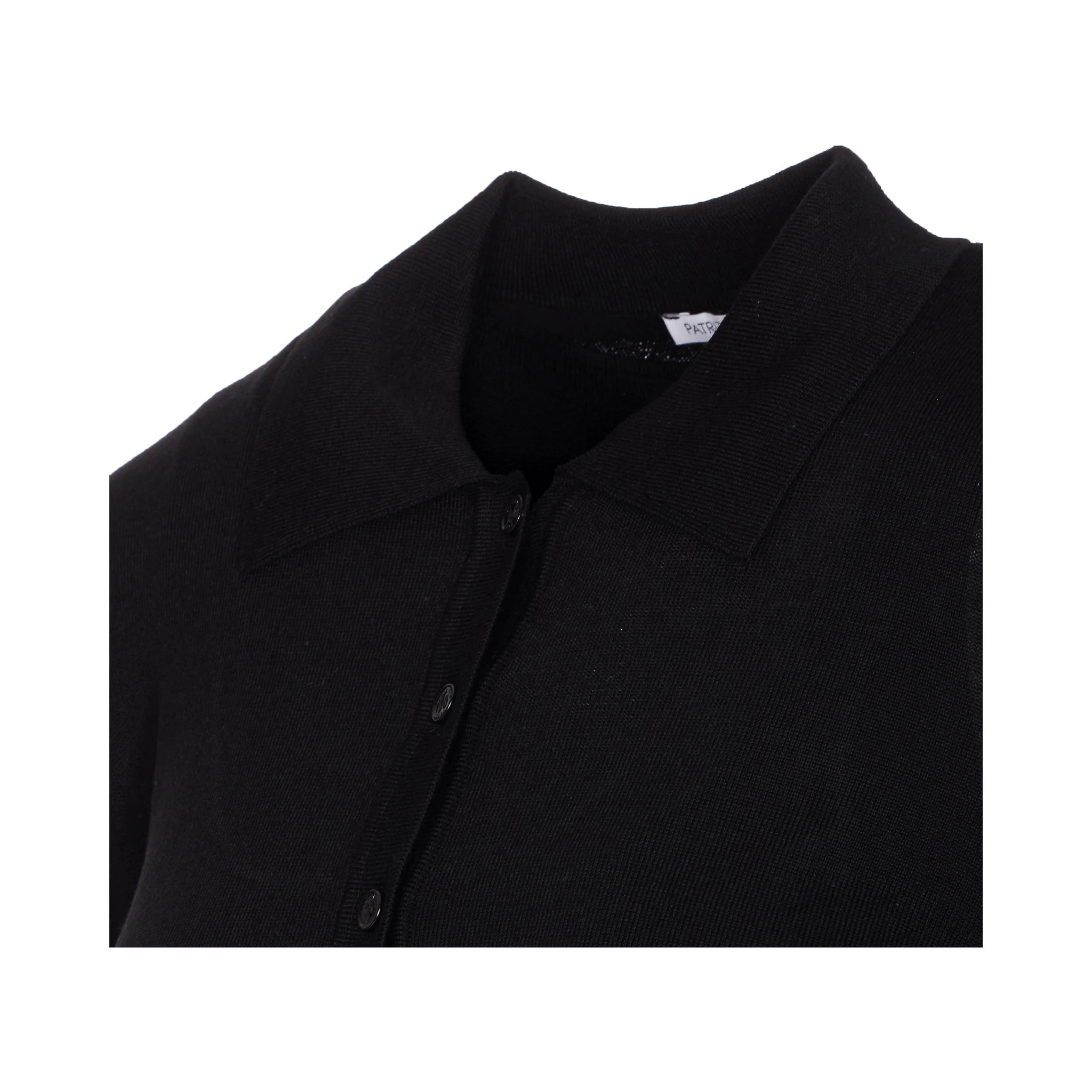 button-front collar cardigan