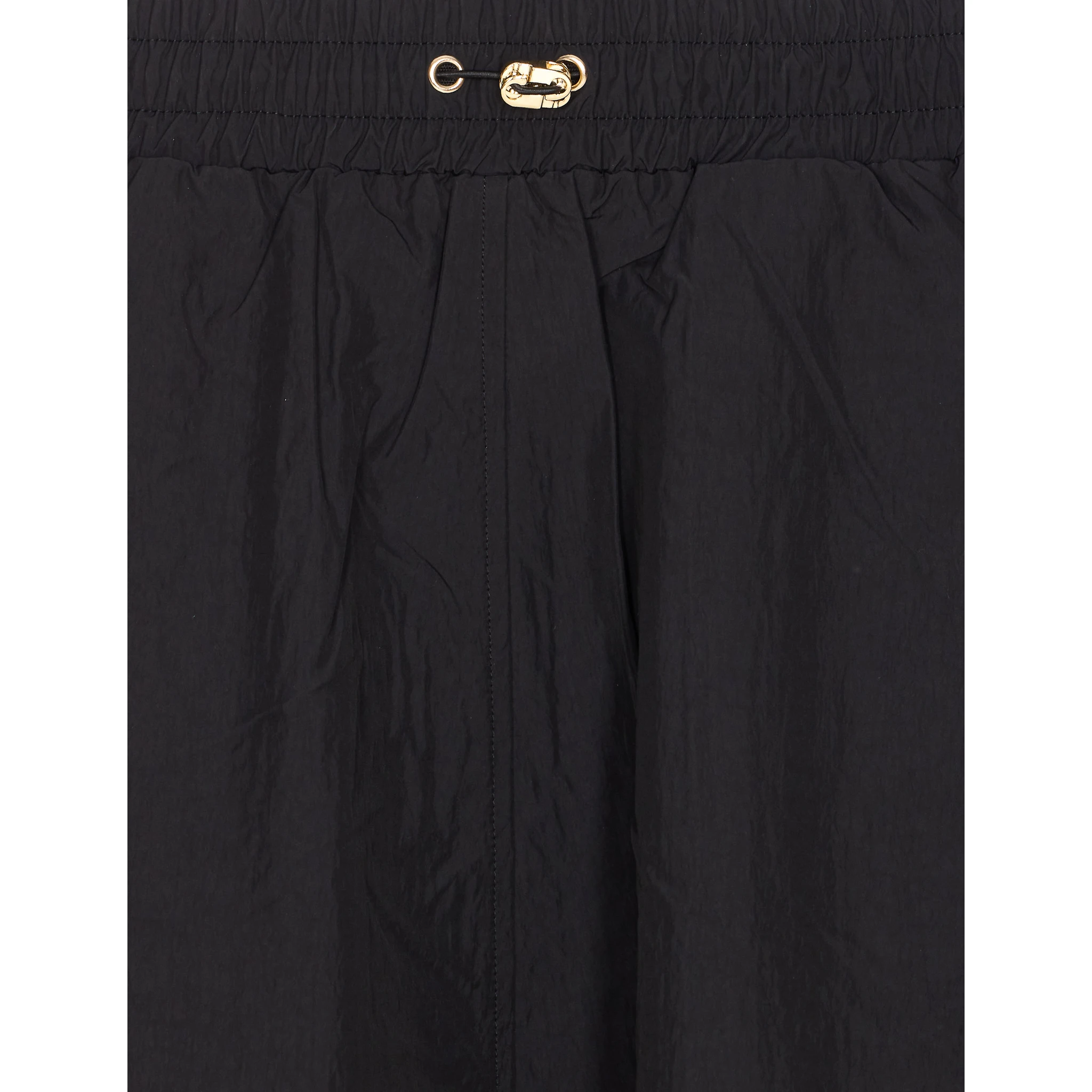 Elasticated-Waist Midi Skirt