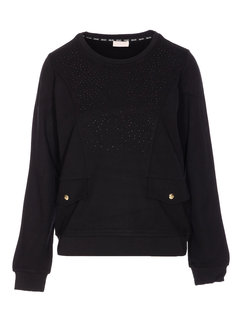 round-neck sweatshirt