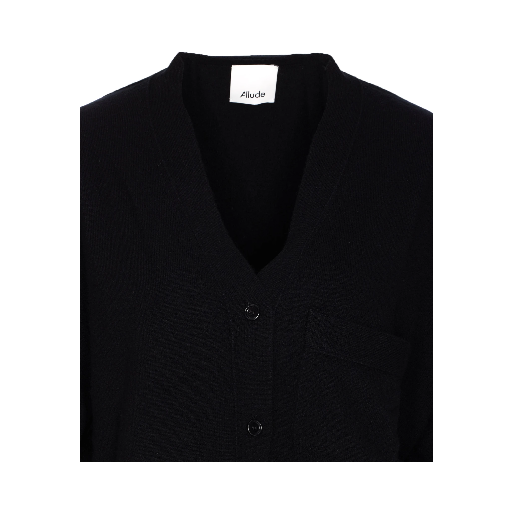 buttoned-front pocket cardigan