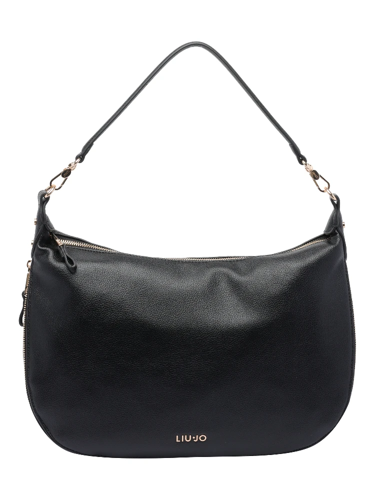 medium zip-detail shoulder bag